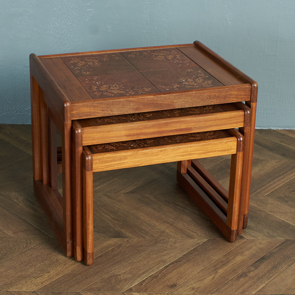 イギリス アンティーク家具 ネストテーブル 1950年頃 868A