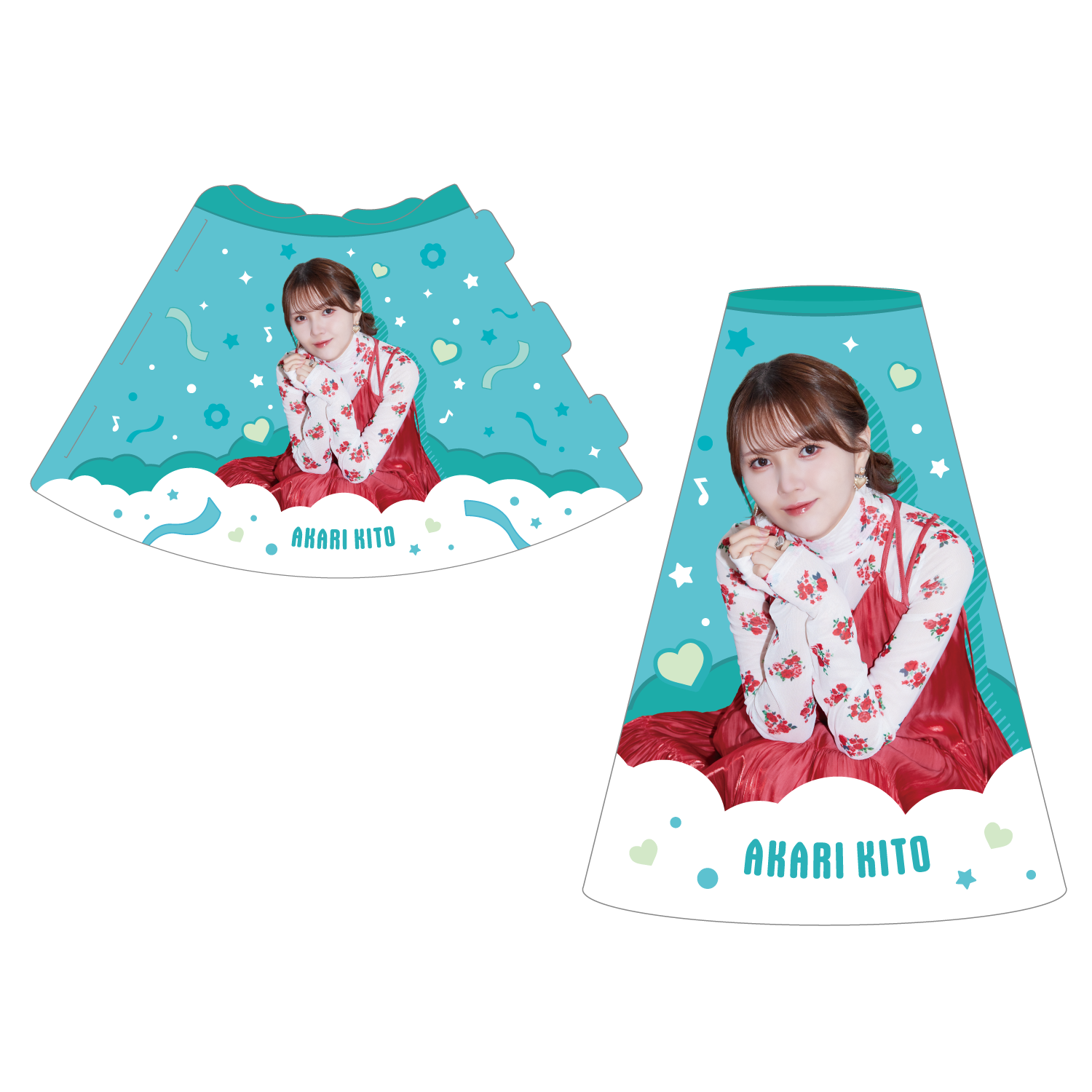 鬼頭明里 All Light！キャラファイングラフ 完全受注生産】鬼頭明里