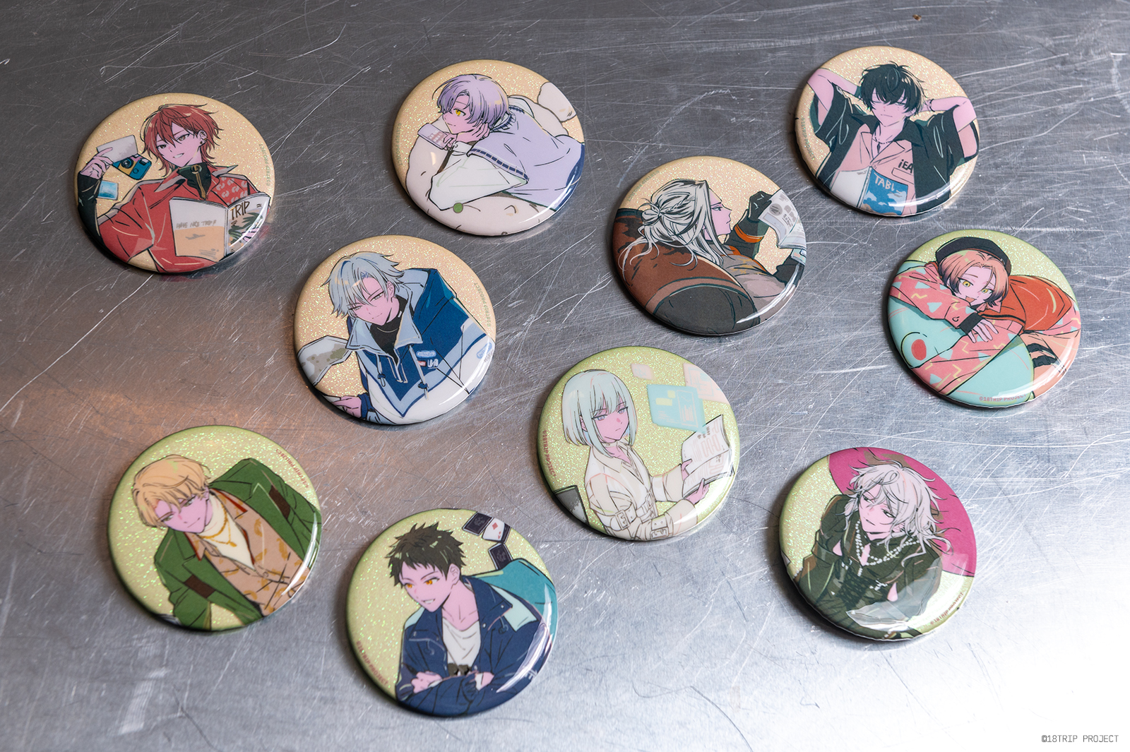 18TRIP エイトリ キャラバッジコレクション 七基 10点 18TRIP エイトリ