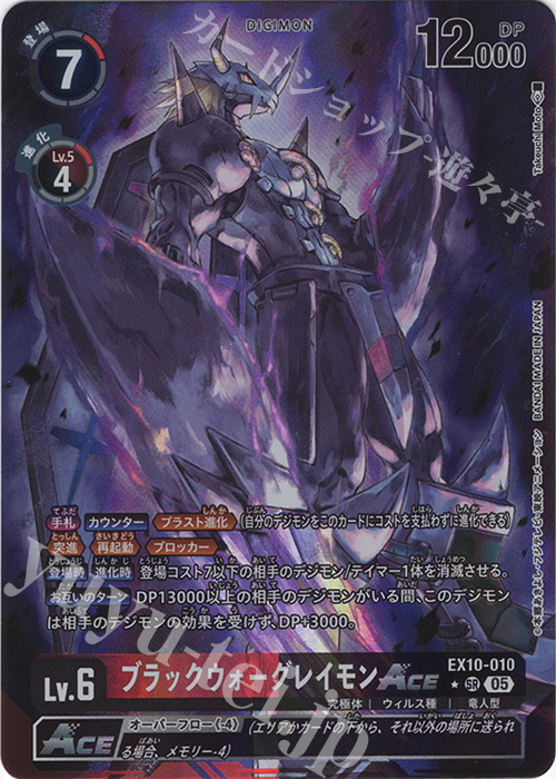 ブラックウォーグレイモン（エボリューションカップ） 他 ブラック