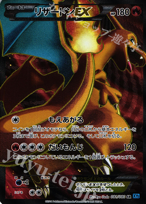 リザードンEX SR 081/080 XY2 ワイルドブレイズ リザードンEX SR