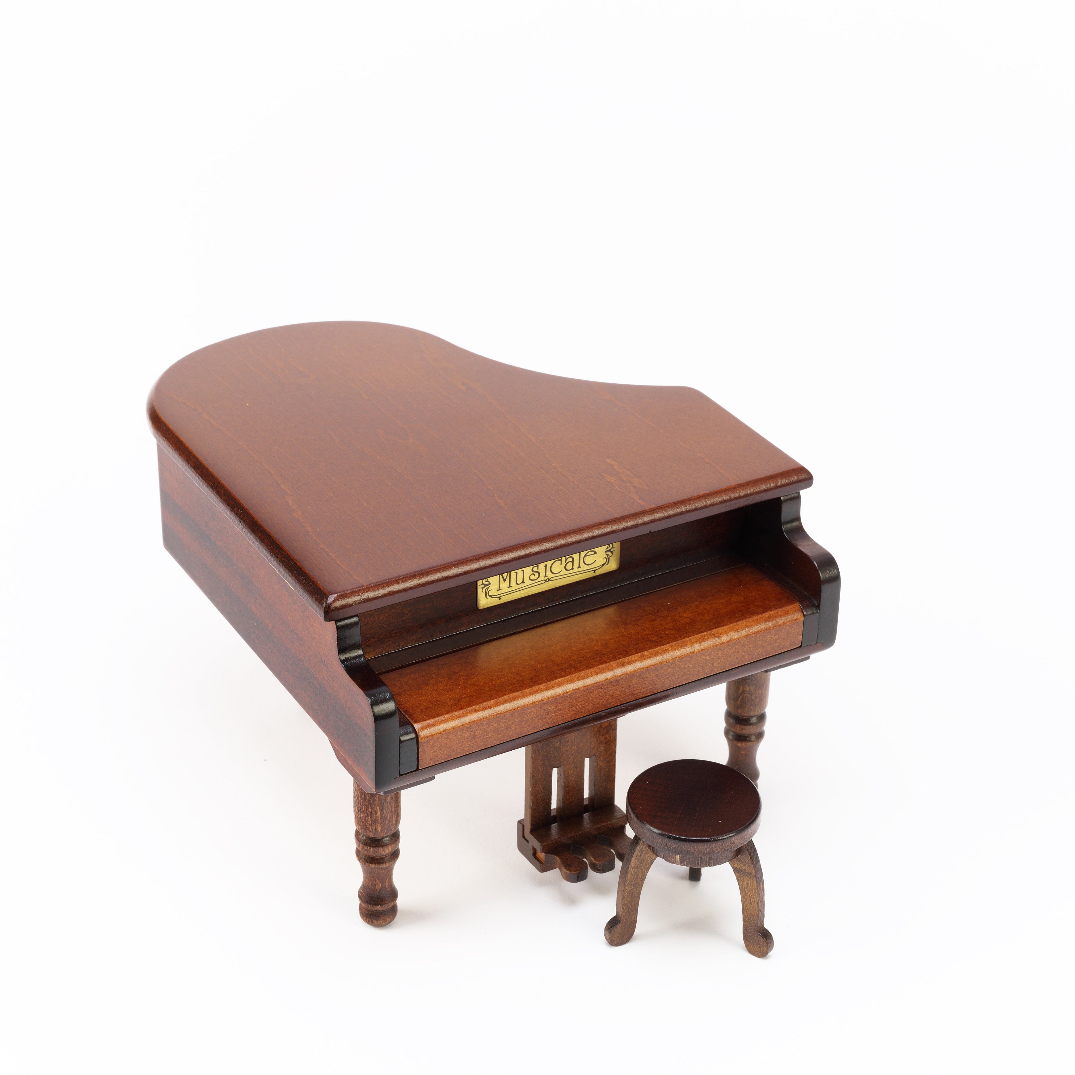 アンティーク調ミニチュアオルゴール グランドピアノ – オルゴール