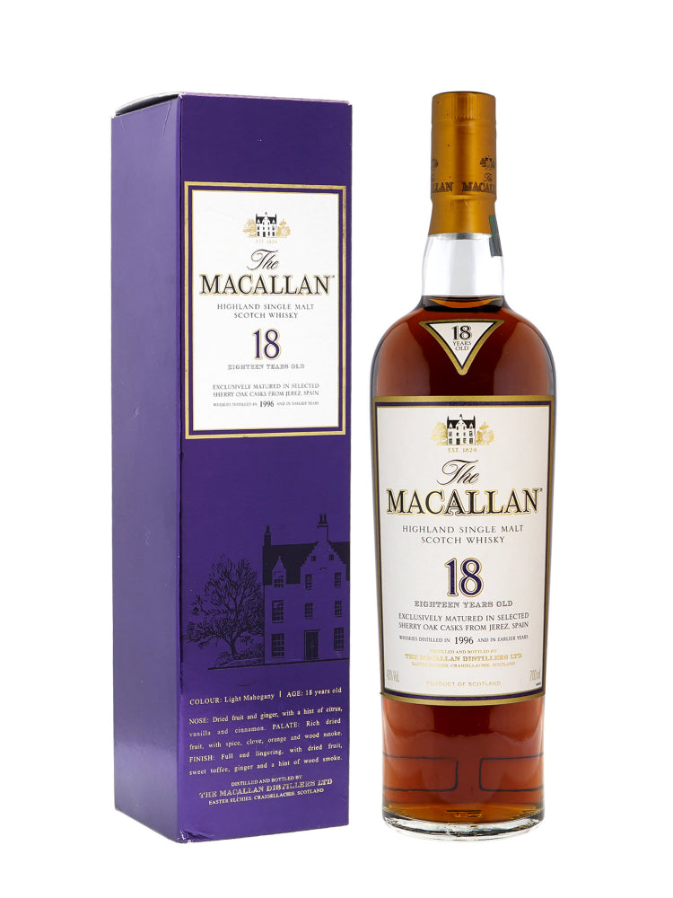 BUY] Macallan 1996 Sherry Oak 18 Year Old Single Malt Scotch
