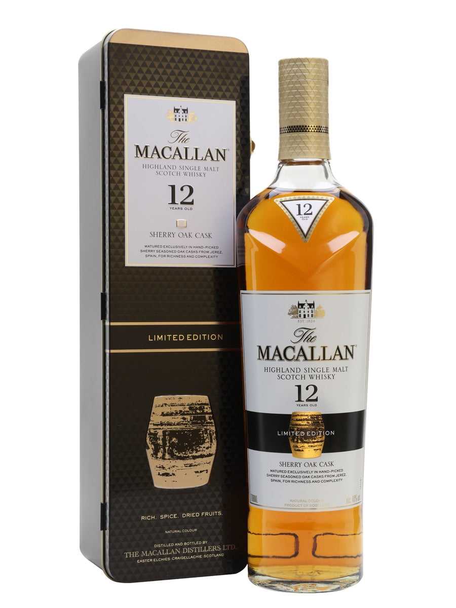BUY] Macallan 12 Year Old Sherry Oak Limited Edition Gift Tin