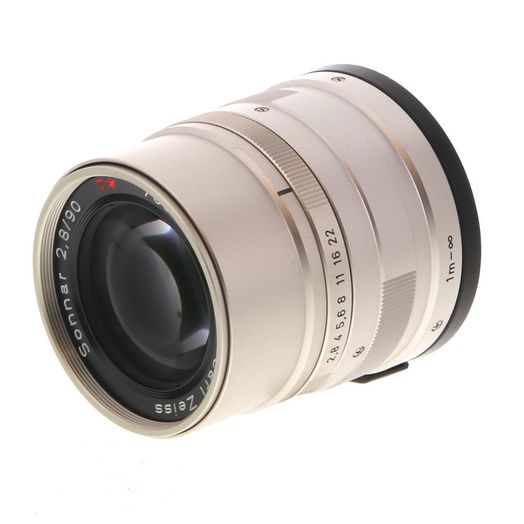 Contax 90mm f/2.8 Zeiss Sonnar T* Lens for G-Series, Titanium {46}