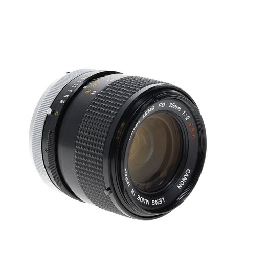 Canon 35mm f/2 S.S.C. (I) Breech Lock FD-Mount Lens, Black Nose