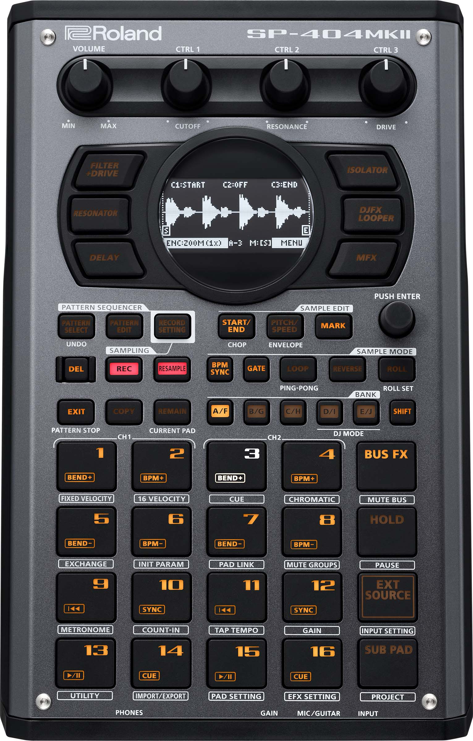 Roland SP-404MKII 2.0: TR-REC step sequencing, more FX, pitch and