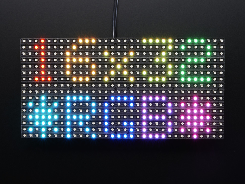 Medium 16x32 RGB LED matrix panel - 6mm Pitch : Adafruit