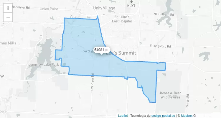 21 64081 ZIP Code - United States