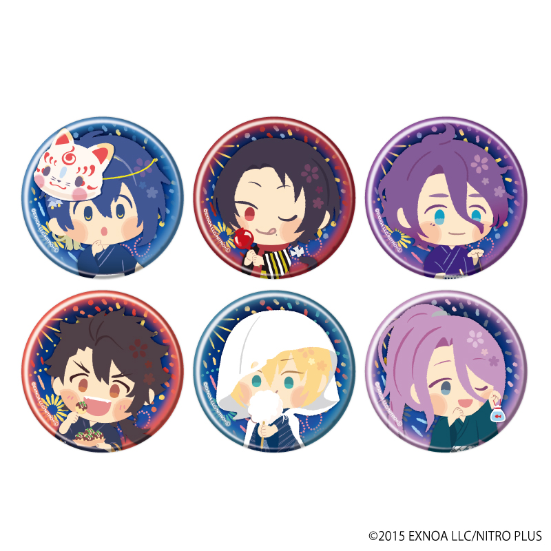 わんぱく！刀剣乱舞_缶バッジ(6個セット)01/夏祭りデザイン | j-hobby