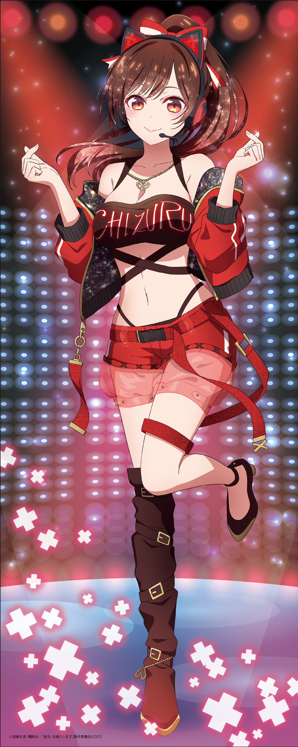 彼女、お借りします 水原千鶴 ゴシックVer 等身大タペストリー 特賞