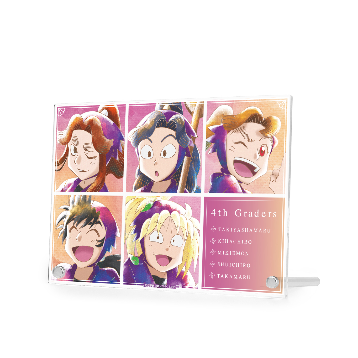 忍たま 原画展 アクリルアートパネル 六年生 【公式通販】