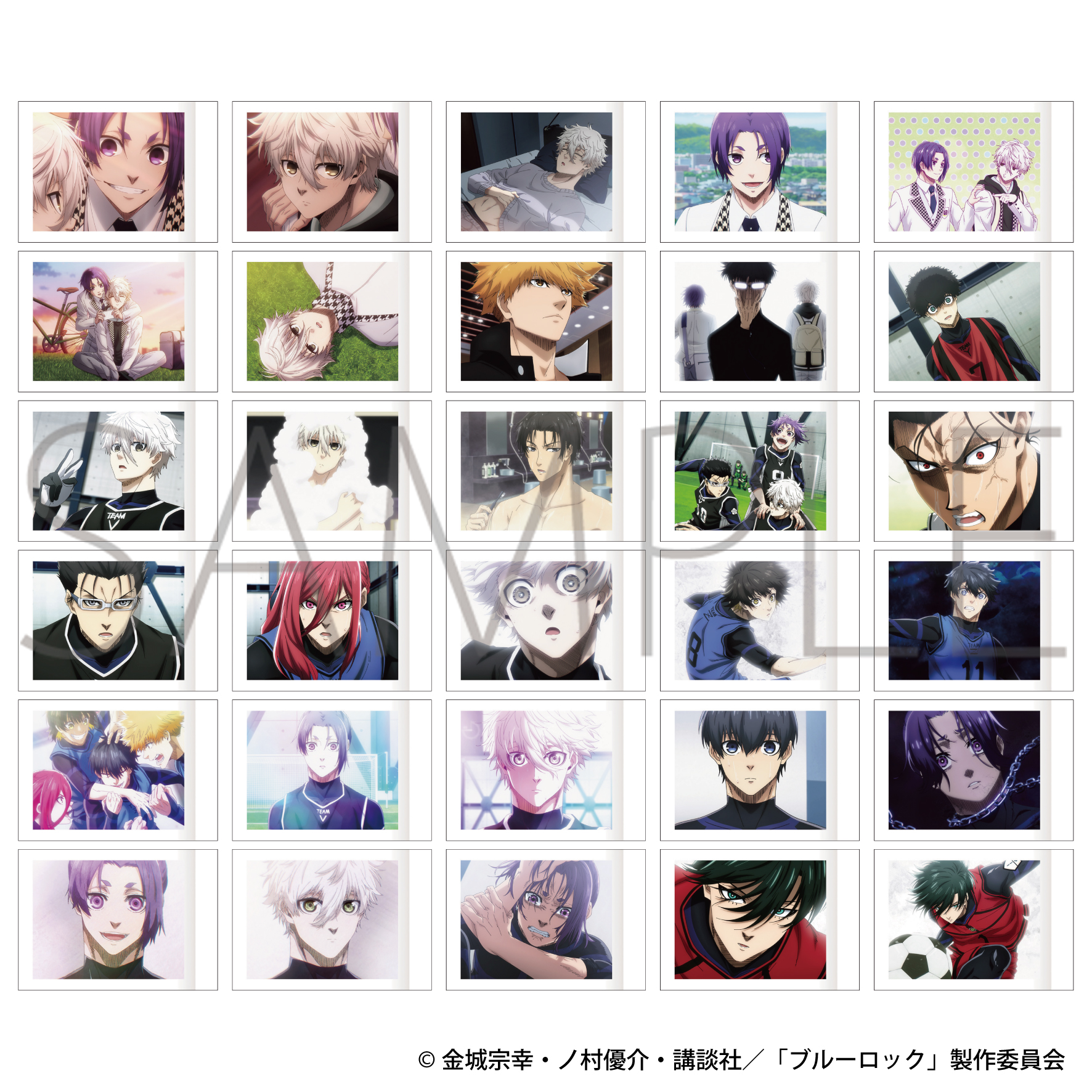 ブルーロック ブルロ 原画展 ぱしゃこれPREMIUM 凪誠士郎① ブルー