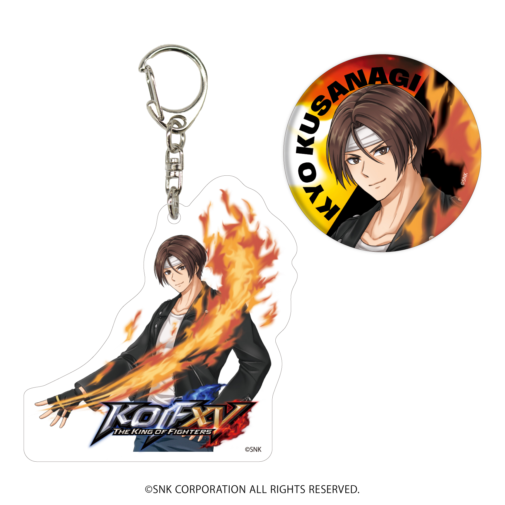 キングオブファイターズ KOF 缶バッジ セット 草薙京 八神庵 Amazon.co