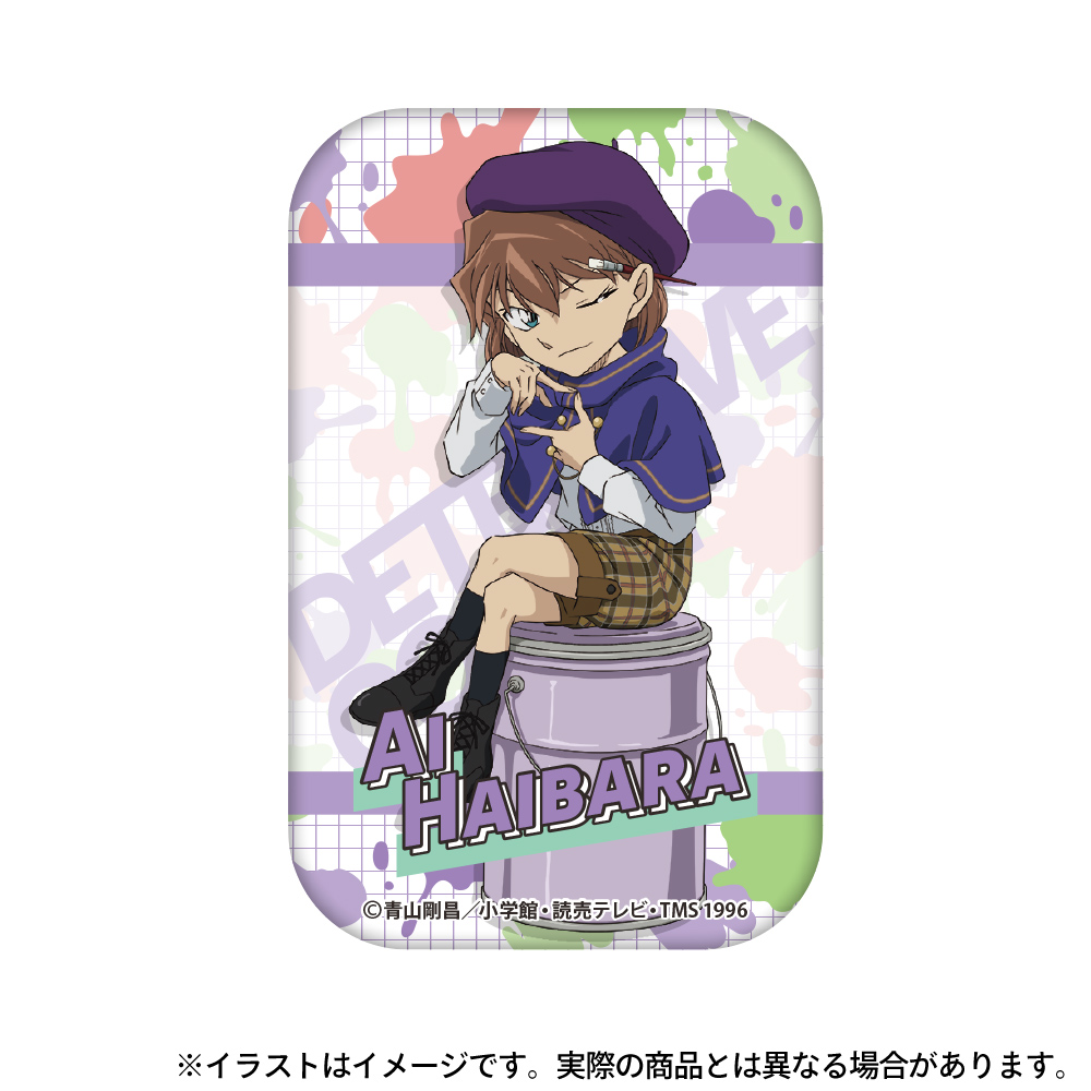 名探偵コナン 京まふ 京都 和服 プレミアム缶バッジ 灰原哀 名探偵