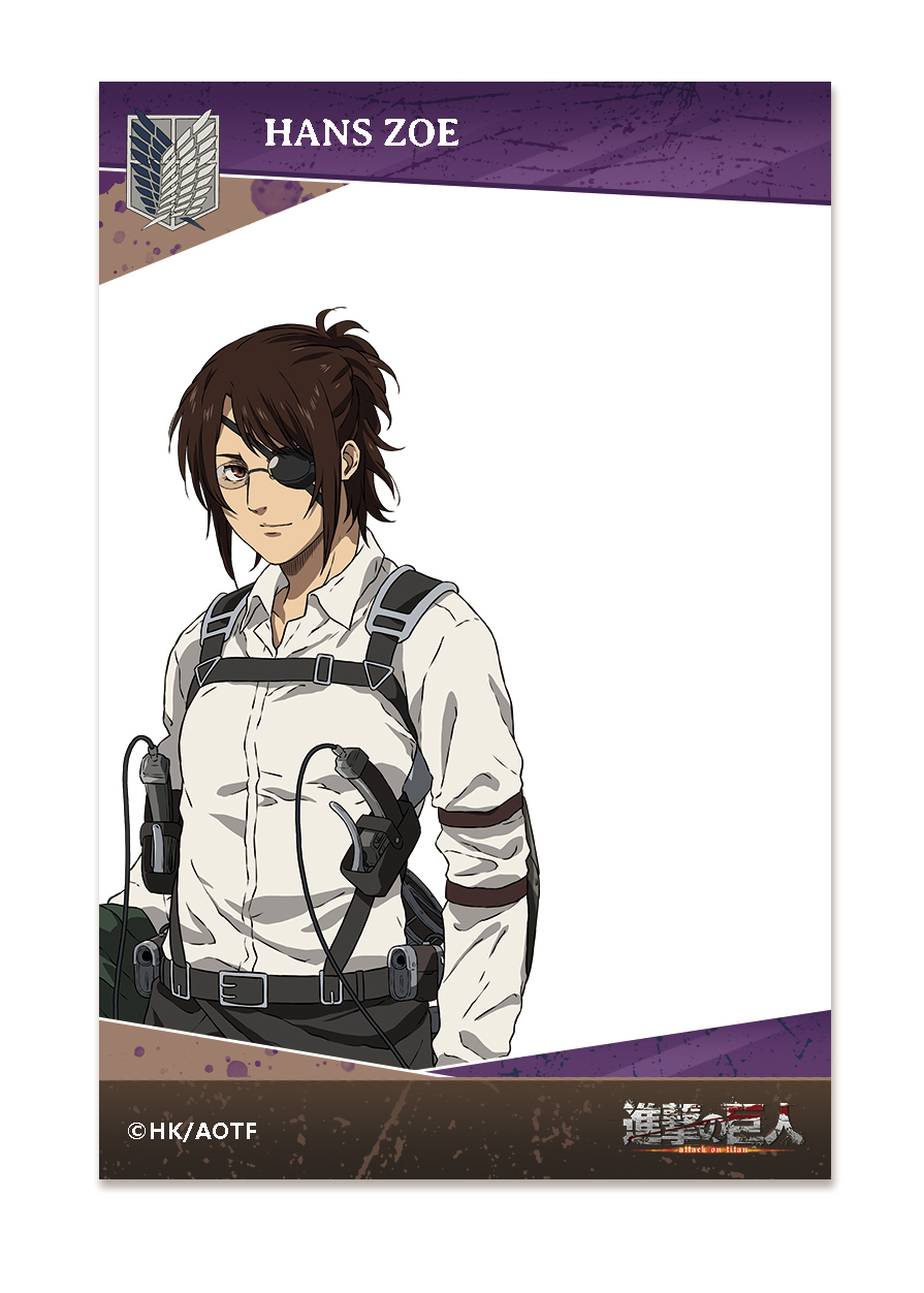 進撃の巨人ハンジゾエ】進撃の巨人 ハンジ·ゾエ WIT STUDIO 第2弾缶バッジ