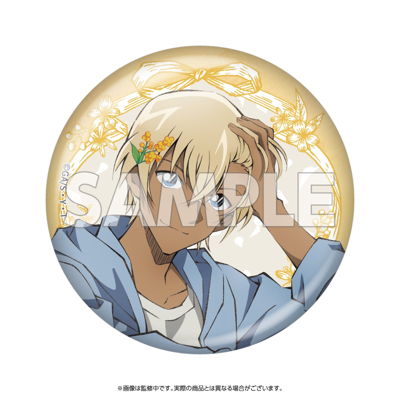 名探偵コナンハロウィンの花嫁中国上海台湾オーロラホロ缶バッジ安室