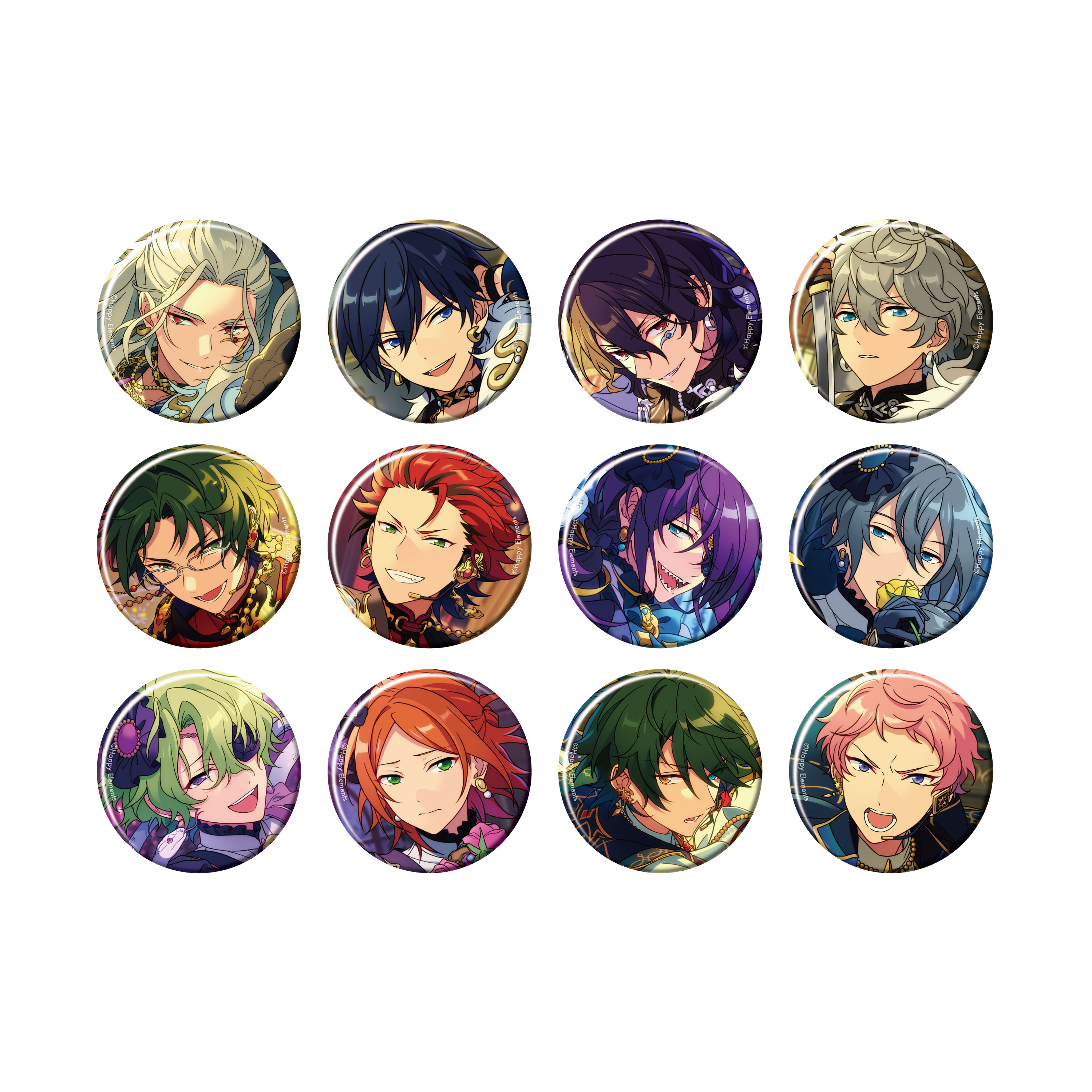 あんスタ 大神晃牙 繁夢 中国 缶バッジ 25点 あんスタ中国グッズ代行