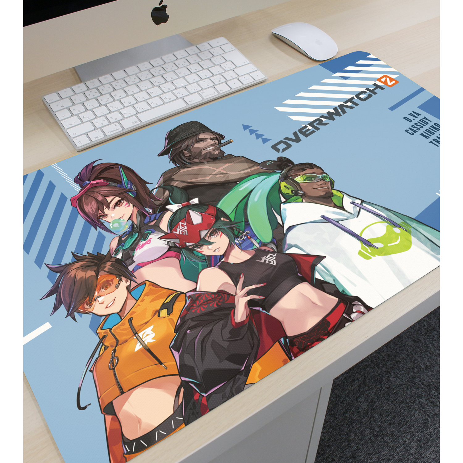 オーバーウォッチ Overwatch2 トップ キリコ マルチデスクマット
