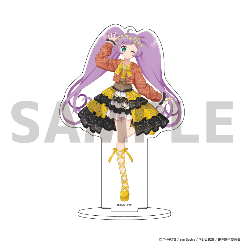 プリパラ10周年 真中のん アクリルスタンド アクスタ まるくじ 花