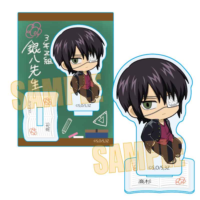 銀魂 3年Z組 銀八先生 3Z 魅せキューブ 缶バッジ 高杉晋助