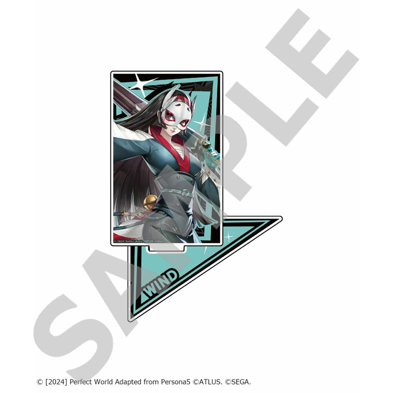 バッジ ペルソナ5 芳澤かすみ ふぉーちゅんアクリルバッジ ペルソナ5