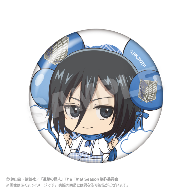 進撃の巨人 ミカサ 缶バッジ まとめ売り 進撃の巨人 ミカサ確定