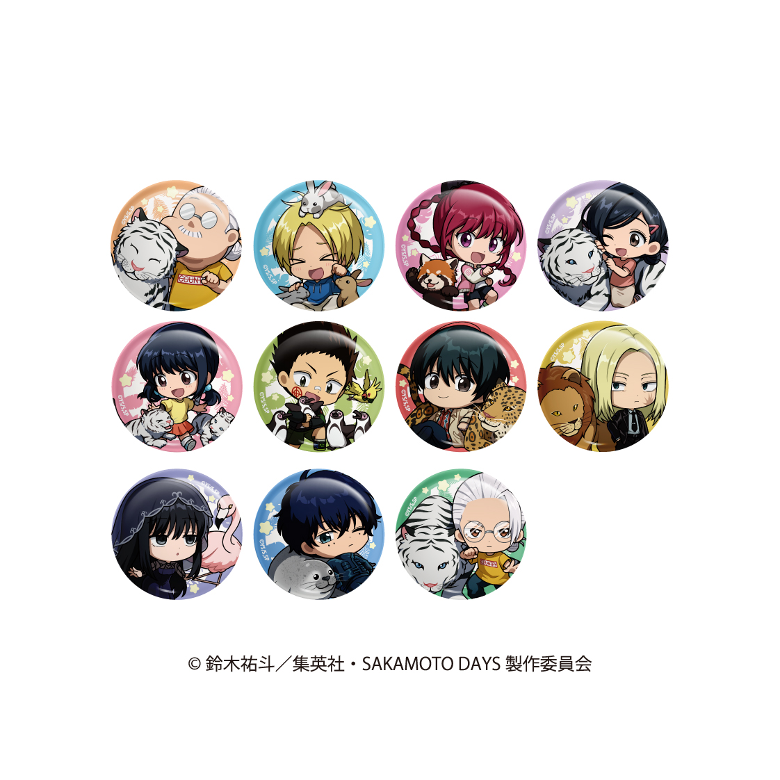 サカモトデイズ SAKAMOTO DAYS デコラポップ デコラ 缶バッジ 真冬