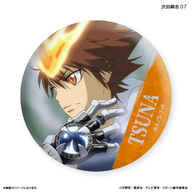 家庭教師ヒットマンREBORN! コレクション缶バッジ 沢田綱吉 家庭教師