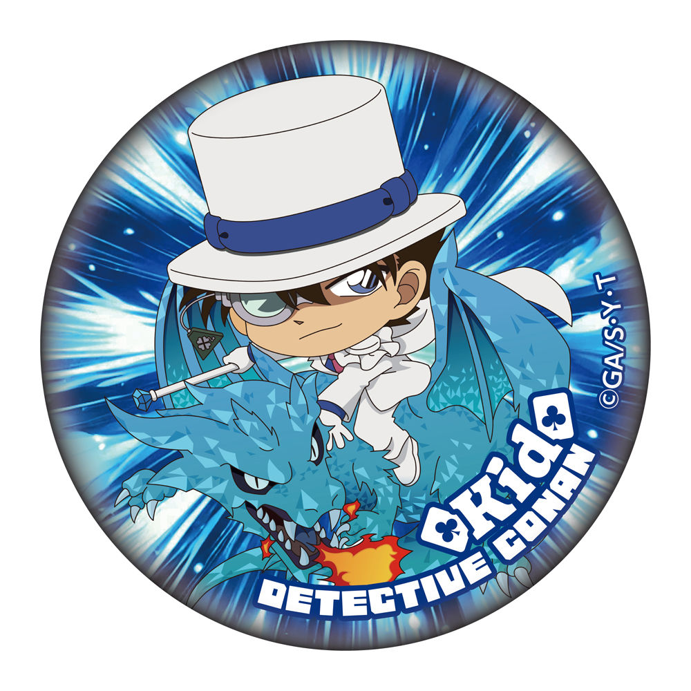 名探偵コナン 缶バッジ 怪盗キッド 海外 Doll 名探偵コナン 缶バッジ