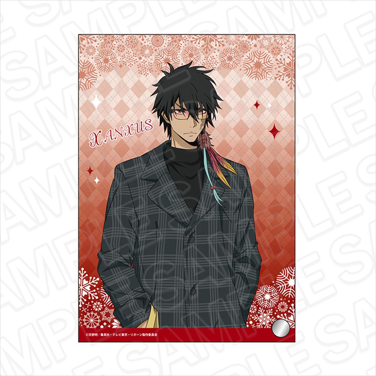 家庭教師ヒットマンREBORN! XANXUS スクアーロ クリアポスター Amazon