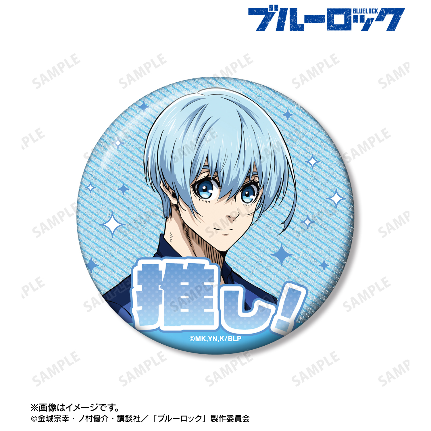 ブルーロック 氷織羊 ジュエリー缶バッジ グッズ-バッチ】ブルーロック