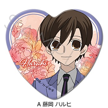 桜蘭高校ホスト部_ハート缶バッジ A 藤岡ハルヒ | 公式グッズ・公式