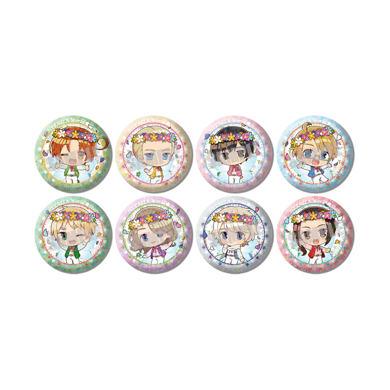 ヘタリア ロシア Art ver. ホログラム缶バッジ 8つセット アニメ