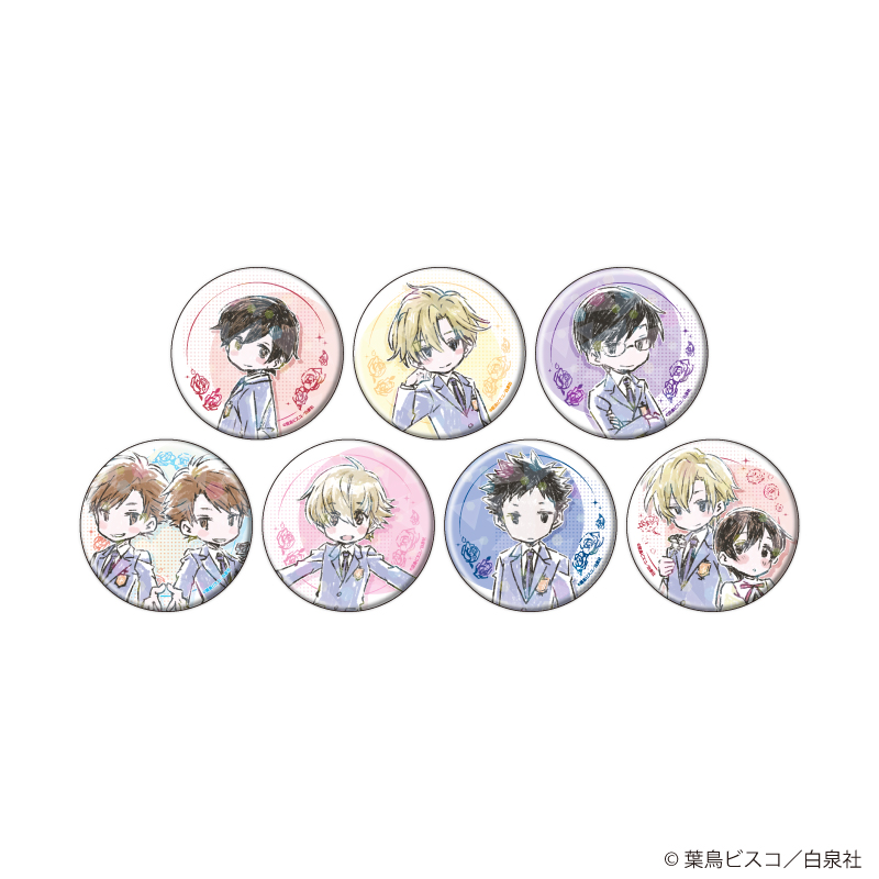 桜蘭高校ホスト部 缶バッジ【まねきねこコラボ】 70点 グッズ-バッチ