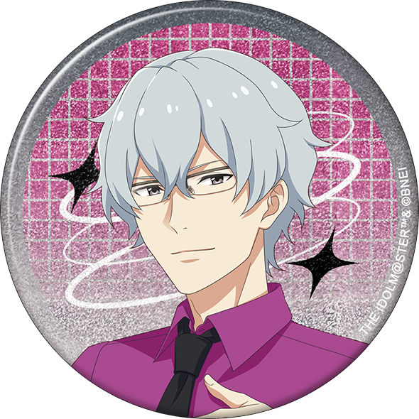 アイドルマスターSideM 1番カフェ 缶バッジ 硲道夫