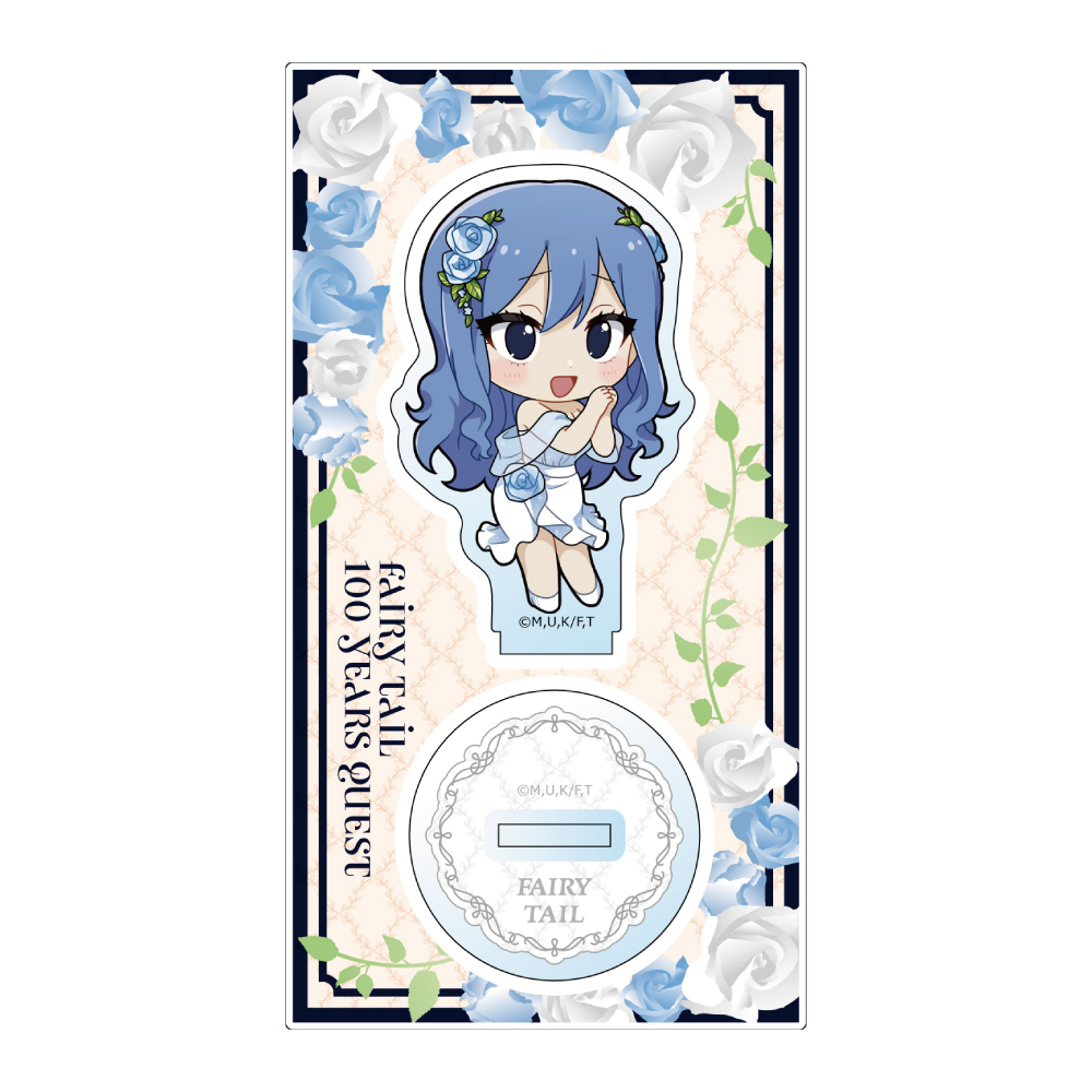 フェアリーテイル ジュビア グレイ アクリルスタンド 缶バッジ ネーム