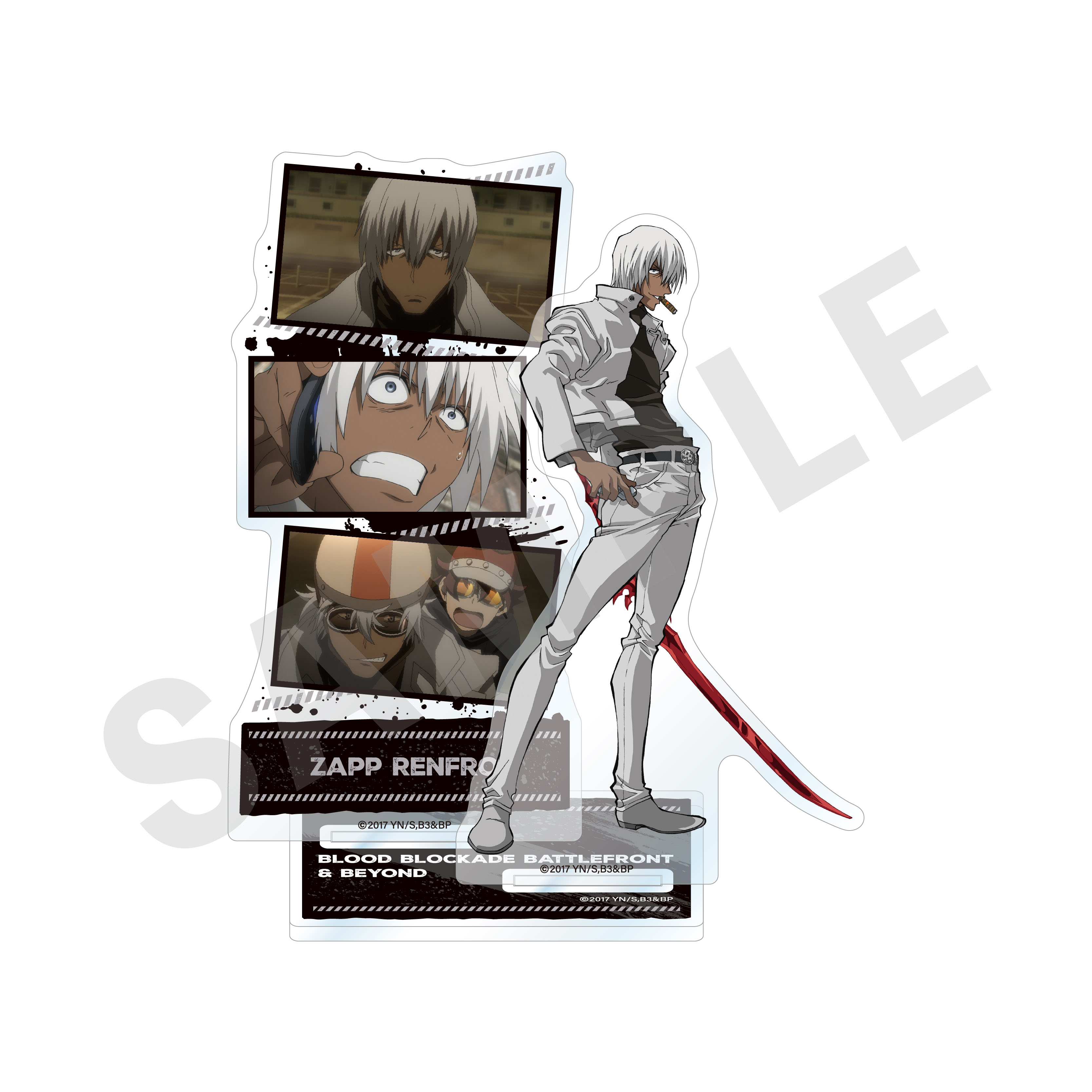 美品】ザップ・レンフロ 血界戦線 複製原画 美品】ザップ・レンフロ 血