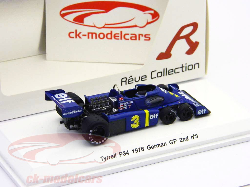 Reve Collection 1/43 ティレル P34 ドイツGP J.シェクター ［Tyrrell