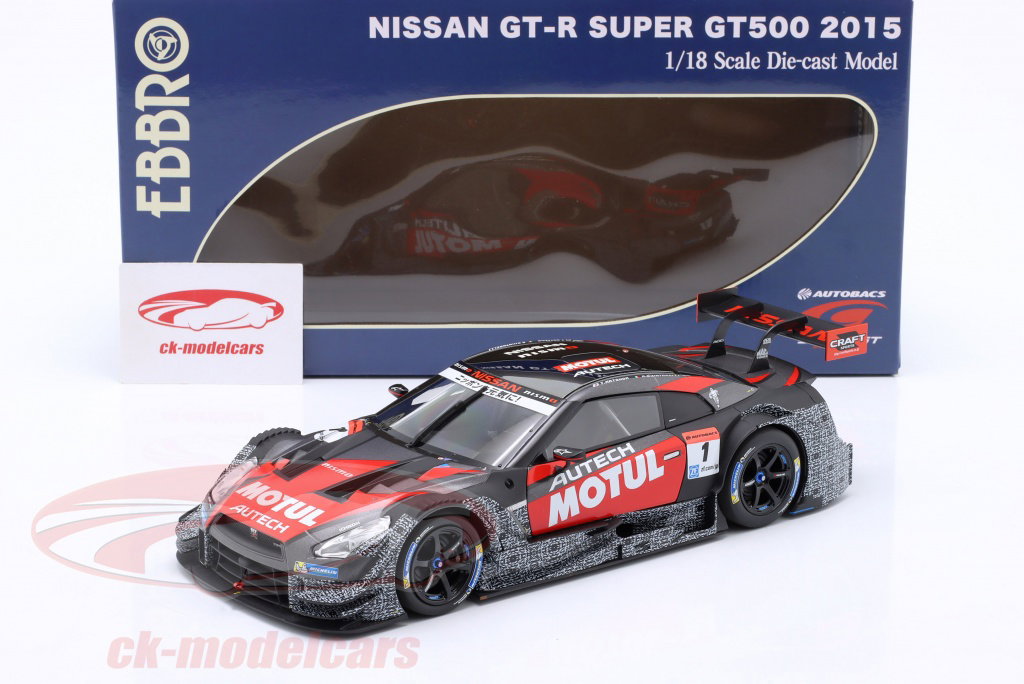 Ebbro 1:18 Nissan GT-R GT500 #1 Super GT Series Test Okayama 2015