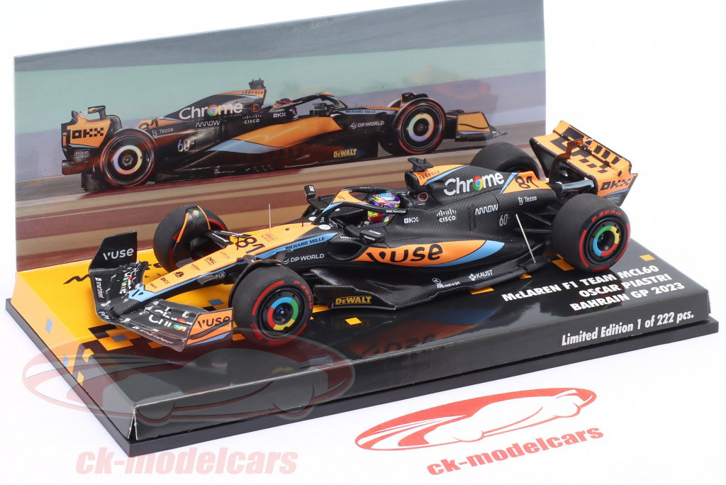 McLaren MCL32 2017 バンドーン。サイン入りミニカー1:43 ミニカー