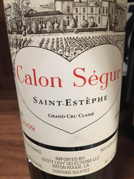 2009 Château Calon-Ségur - CellarTracker