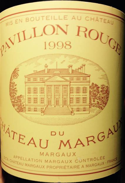 1998 Château Margaux Pavillon Rouge - CellarTracker