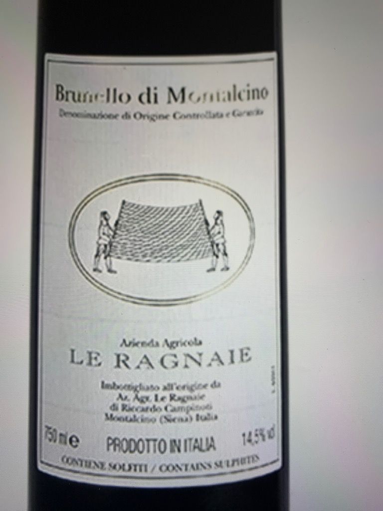 2018 Le Ragnaie Brunello di Montalcino - CellarTracker