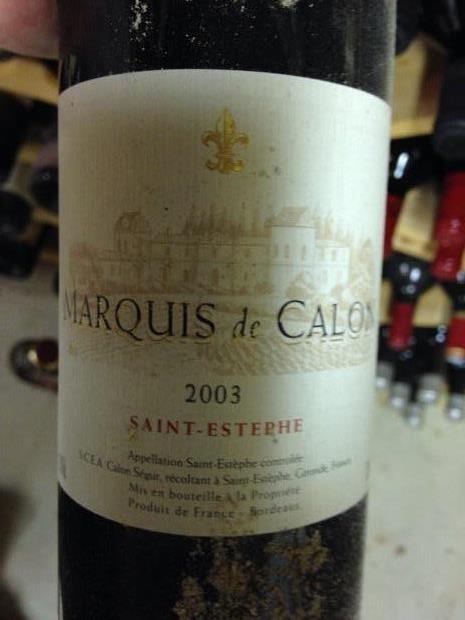 2009 Château Calon-Ségur Marquis de Calon - CellarTracker