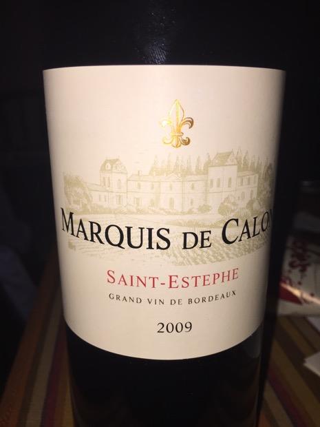 2009 Château Calon-Ségur Marquis de Calon - CellarTracker
