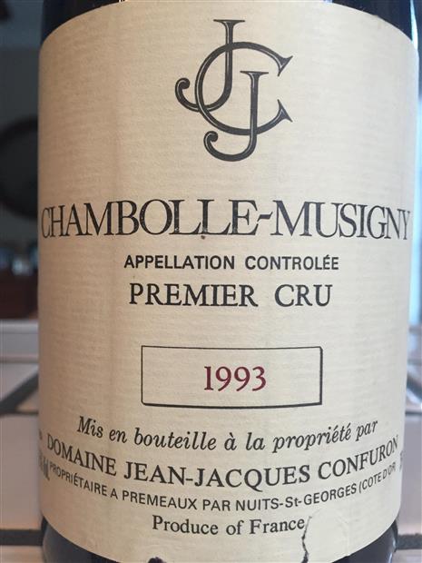 Chambolle-Musigny 1er Cru 2014 フーリエ Chambolle-Musigny 1er Cru