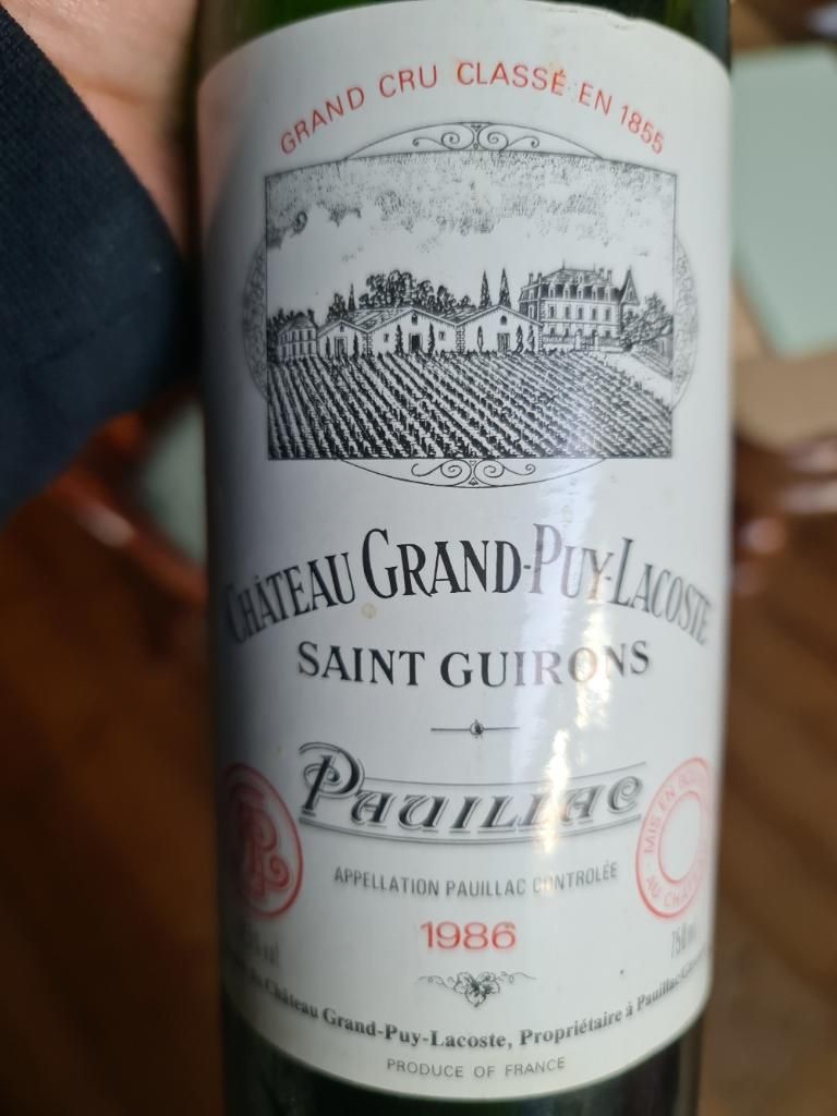 販売 ◇飲み頃古酒1986年◇シャトー・グラン・ピュイ・ラコスト / CH