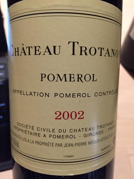 2002 Château Trotanoy - CellarTracker