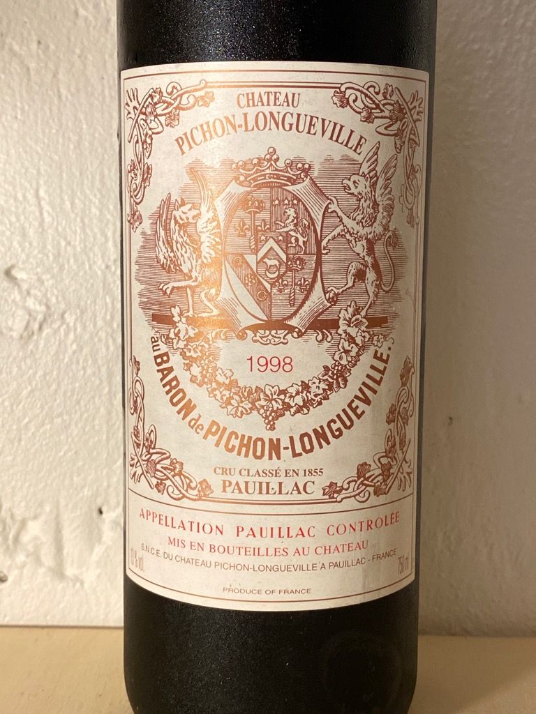 1998 Château Pichon-Longueville Baron - CellarTracker